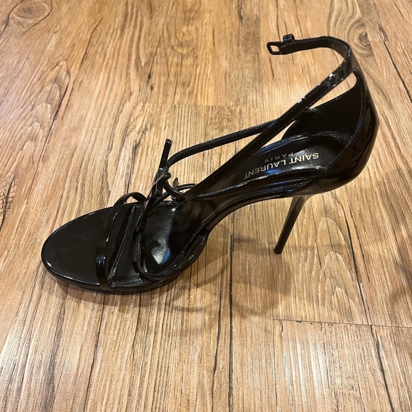 Cassandra YSL Logo Sandals Sz 42 - Picture 3 of 9